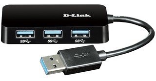 Хаб USB 3.0 D-Link DUB-1341/A1A 4-Port Super Speed