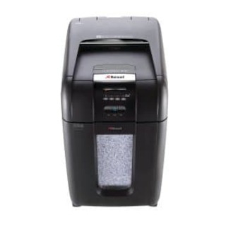 Шредер Rexel AUTOFEED AUTO+ 300M 2х15mm (секр.P-4)/фрагменты/8лист./40лтр./Уничт:скрепки, скобы, пл.карты/CD