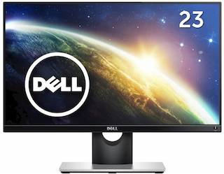 Монитор Dell 23" S2316H черный IPS LED 16:9 HDMI M/M глянцевая 250cd 178гр/178гр 1920x1080 D-Sub FHD