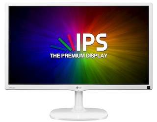 Монитор LG 23.8" 24MP57HQ-W белый IPS LED 5ms 16:9 HDMI матовая 250cd 1920x1080 D-Sub FHD 3.3кг