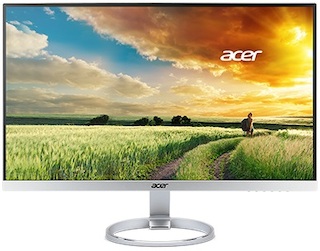Монитор Acer 27" H277HUsmidpx черный IPS LED 4ms 16:9 DVI HDMI M/M матовая 350cd 178гр/178гр 2560x1440 DisplayPort QHD 3.7кг