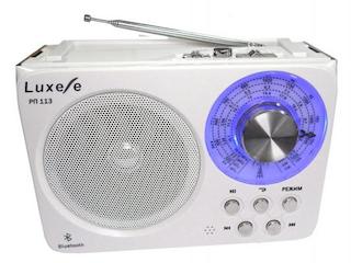 Радиоприемник портативный Сигнал Luxele РП-113 белый USB SD