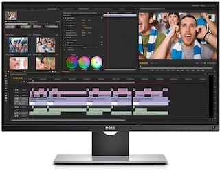 Монитор Dell 27" UP2716D черный IPS LED 16:9 HDMI матовая HAS Pivot 300cd 178гр/178гр 2560x1440 DisplayPort QHD USB