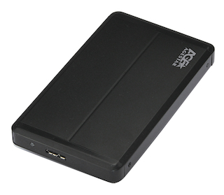 Внешний корпус 2,5" SATA AgeStar 3UB2O8 USB3.0, алюминий, черный