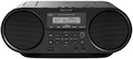 Аудиомагнитола Sony ZS-RS60BT черный 4Вт/CD/CDRW/MP3/FM(dig)/USB/BT