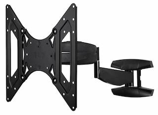 Кронштейн для телевизора Hama H-118636 черный 32"-56" макс.21кг настенный поворот и наклон верт.перемещ