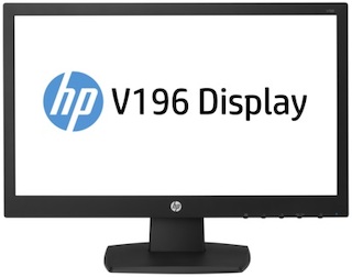 Монитор HP 18.5" V196 черный TN+film LED 5ms 16:9 матовая 200cd 90гр/65гр 1366x768 D-Sub HD READY 2.7кг