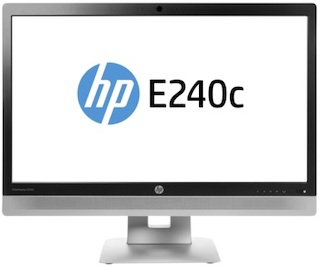 Монитор HP 23.8" E240 черный IPS LED 16:9 HDMI полуматовая HAS Pivot 250cd 178гр/178гр 1920x1080 D-Sub DisplayPort FHD USB 6.4кг