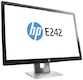 Монитор HP 24" E242 черный IPS LED 16:10 HDMI матовая HAS Pivot 250cd 178гр/178гр 1920x1200 D-Sub DisplayPort FHD USB 6.23кг