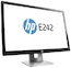 Монитор HP 24" E242 черный IPS LED 16:10 HDMI матовая HAS Pivot 250cd 178гр/178гр 1920x1200 D-Sub DisplayPort FHD USB 6.23кг