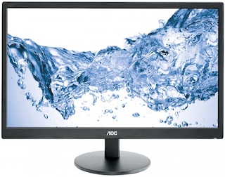 Монитор AOC 23.6" E2470Swhe (/01) черный TN+film LED 5ms 16:9 HDMI матовая 250cd 1920x1080 D-Sub FHD 3.58кг