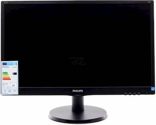 Монитор Philips 23.6" 243V5LHSB (00/01) черный TN+film LED 5ms 16:9 DVI HDMI матовая 250cd 1920x1080 D-Sub FHD 3.66кг