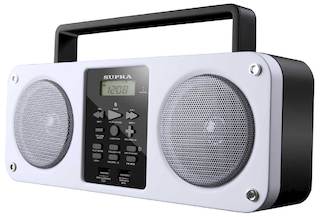 Аудиомагнитола Supra SUPRA BB-M102UB белый/черный 6Вт/MP3/FM(dig)/USB/BT