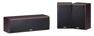 Центральная и тыловые колонки Yamaha NS-P51 3.0 480Вт орех