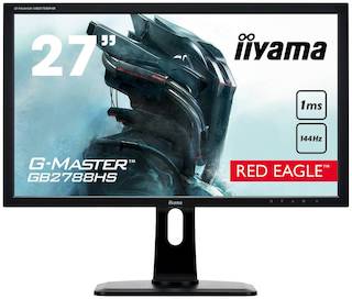 Монитор Iiyama 27" GB2788HS-B1 черный TN+film LED 1ms 16:9 DVI HDMI M/M матовая HAS Pivot 300cd 170гр/160гр 1920x1080 DisplayPort FHD Touch 6.9кг