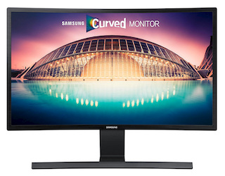 Монитор Samsung 23.5" S24E500C черный VA LED 16:9 HDMI матовая 250cd 178гр/178гр 1920x1080 D-Sub FHD 3.91кг