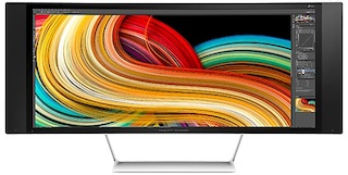 Монитор HP 34" Z34c черный VA LED 14ms 21:9 HDMI матовая 350cd 178гр/178гр 3440x1440 DisplayPort QHD 9.83кг