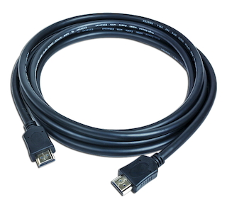 Кабель HDMI Gembird/Cablexpert CC-HDMI4L-15, 4.5м, v1.4, 19M/19M, серия Light, черный, позол.разъемы, экран, пакет