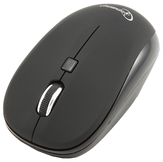 Беспроводная мышь Gembird MUSW-215, soft touch, черн., 3кн.+колесо-кнопка, 2.4ГГц, 1600 dpi