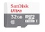 Флеш карта microSDHC 32Gb Class10 Sandisk SDSQUNB-032G-GN3MA + adapter