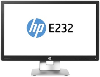 Монитор HP 23" E232E серый IPS LED 16:9 HDMI матовая Pivot 250cd 178гр/178гр 1920x1080 D-Sub DisplayPort FHD USB 3.63кг