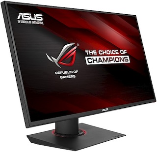 Монитор Asus 27" PG27AQ черный IPS LED 16:9 HDMI M/M матовая HAS Pivot 300cd 3840x2160 DisplayPort Ultra HD USB 7.2кг