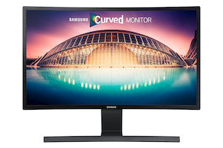 Монитор Samsung 27" S27E500C черный VA LED 16:9 HDMI матовая 250cd 178гр/178гр 1920x1080 D-Sub FHD 5.52кг