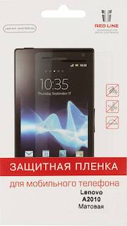 Защитная пленка для экрана Redline для Lenovo A2010 матовая 1шт. (УТ000007498)