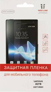 Защитная пленка для экрана Redline для Lenovo A319 матовая 1шт. (УТ000006762)