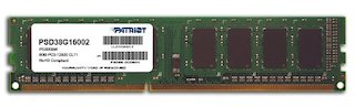 Память DDR3 8Gb 1600MHz Patriot PSD38G16002 RTL PC3-12800 CL11 DIMM 240-pin