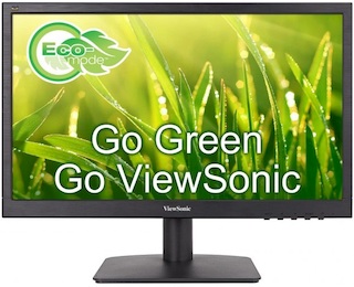 Монитор ViewSonic 18.5" VA1903a черный TN LED 5ms 16:9 матовая 600:1 200cd 90гр/65гр 1366x768 D-Sub HD READY