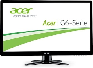 Монитор Acer 19.5" G206HQLGb черный TN+film LED 5ms 16:9 матовая 200cd 90гр/65гр 1368x768 D-Sub