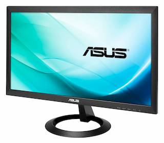 Монитор Asus 19.5" VX207DE черный TN+film LED 5ms 16:9 матовая 600:1 200cd 1366x768 D-Sub HD READY 2.3кг