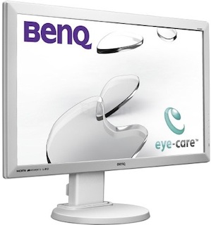 Монитор Benq 24" GL2450HT белый TN+film LED 5ms 16:9 DVI HDMI M/M матовая HAS Pivot 250cd 1920x1080 D-Sub FHD 5.1кг