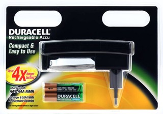 Зарядное устройство Duracell CEF24 + 2bat.x1000mAh AAA