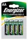 Аккумулятор Energizer HR6-4BL 1300mAh AA 4шт (626831/632979)