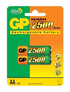Аккумулятор GP 250AAHC-CR2 2500mAh AA 2шт