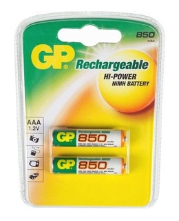 Аккумулятор GP 85AAAHC-CR2 850mAh AAA 2шт