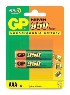 Аккумулятор GP 95AAAHC-UC2 950mAh AAA 2шт