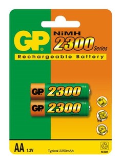 Аккумулятор GP 230AAHC-CR2 2300mAh AA 2шт