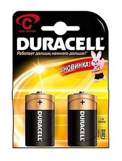 Батарея Duracell LR14-2BL С 2шт