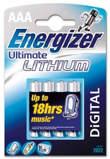 Батарея Energizer FR03-4BL L92 Lithium AAA 4шт (629598)