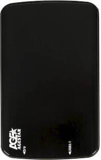 Внешний корпус для HDD/SSD AgeStar 31UB2A12 SATA пластик/алюминий серебристый 2.5"