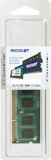 Память DDR3 2Gb 1600MHz Patriot PSD32G160081S RTL PC3-12800 SO-DIMM 204-pin
