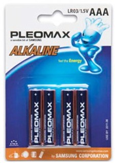Батарея Samsung Pleomax LR03-4BL (40/400/32000)