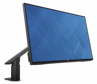Монитор Dell 27" U2717DA черный IPS LED 16:9 HDMI матовая HAS Pivot 350cd 178гр/178гр 2560x1440 DisplayPort QHD USB