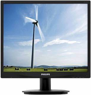 Монитор Philips 19" 19S4QAB (00/01) черный IPS LED 5:4 DVI M/M матовая 250cd 1280x1024 D-Sub HD READY 3.2кг