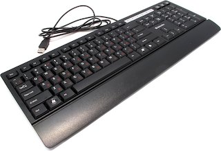 Клавиатура DEFENDER USB EPISODE SM-950 RUS BLACK черный,полноразмерная