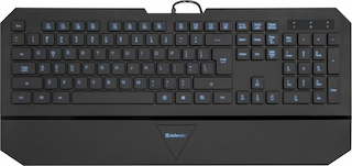 Клавиатура USB DEFENDER OSCAR SM-660L PRO RU,черный,4 уровня подсветки