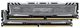 Память DDR4 16Gb 2400MHz Crucial BLS16G4D240FSB RTL PC4-19200 CL16 DIMM 288-pin 1.2В kit